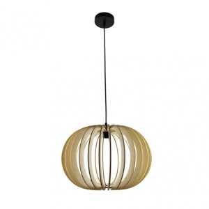 Lámpara colgante Olmo Madera Natural 45 Cm